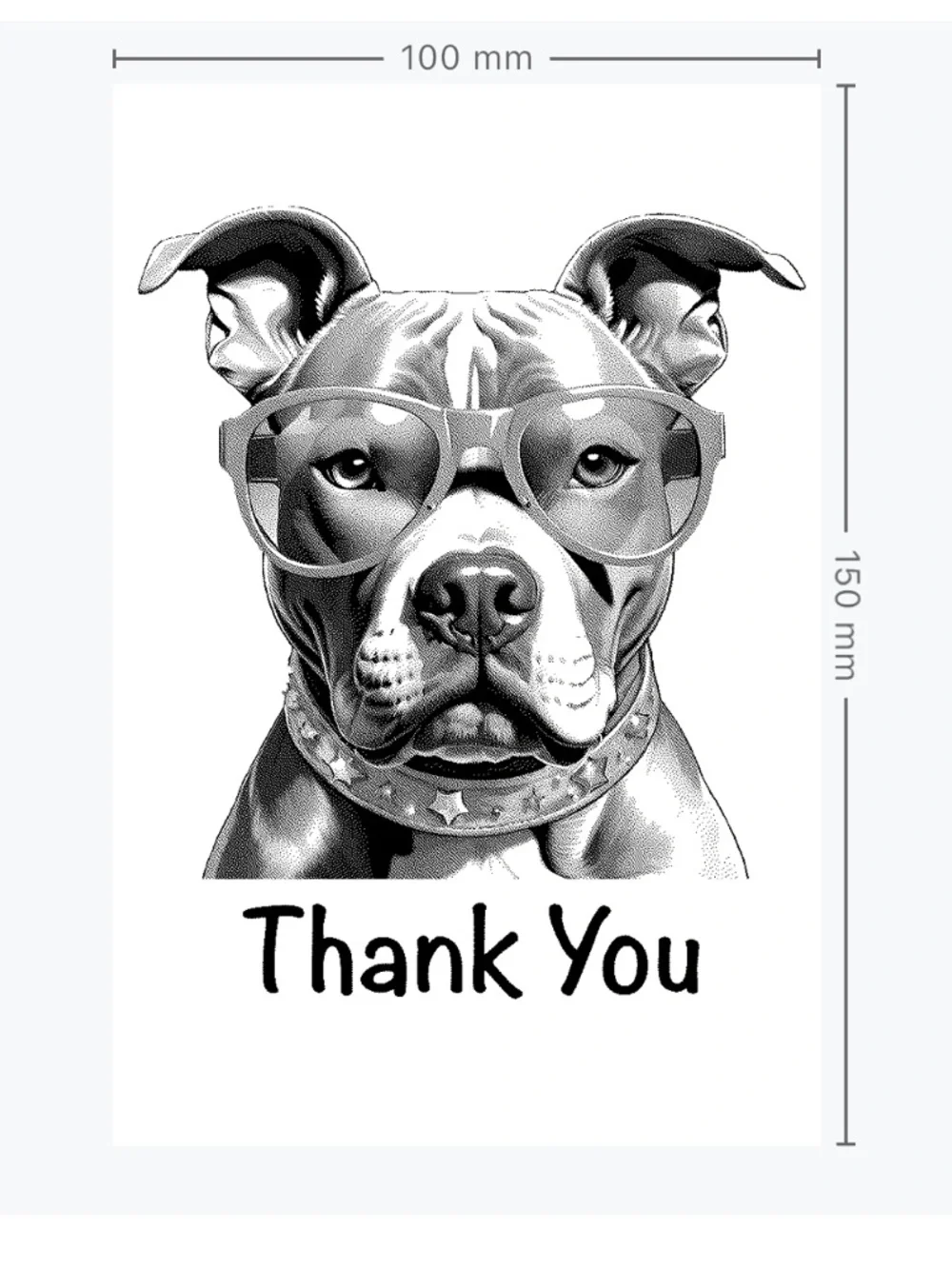 Pitbull Labels 4”x6”-100ct.